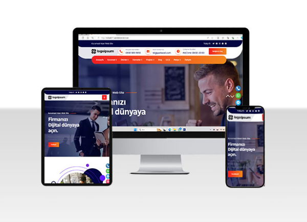 Hazır Kurumsal Web Sitesi Flash