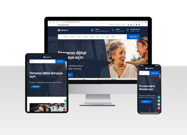 Hazır Kurumsal Firma Web Sitesi 2 